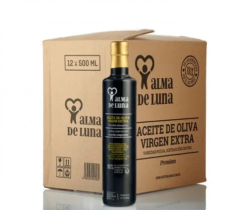 CAJA 12 ARBEQUINA 500ml (Transporte Gratuito a Peninsula)